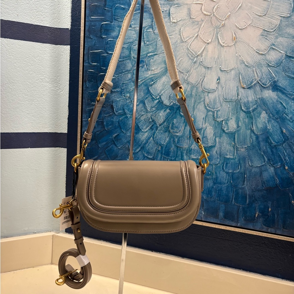 Zara Taupe Shoulder Bag